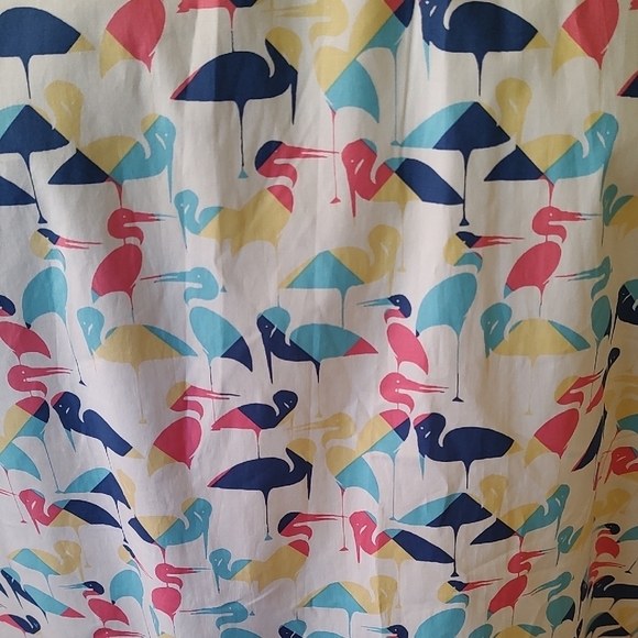 Club Room Short Sleeve Retro Flamingo Casual Button Down Shirt XL Never Worn - Picture 7 of 11